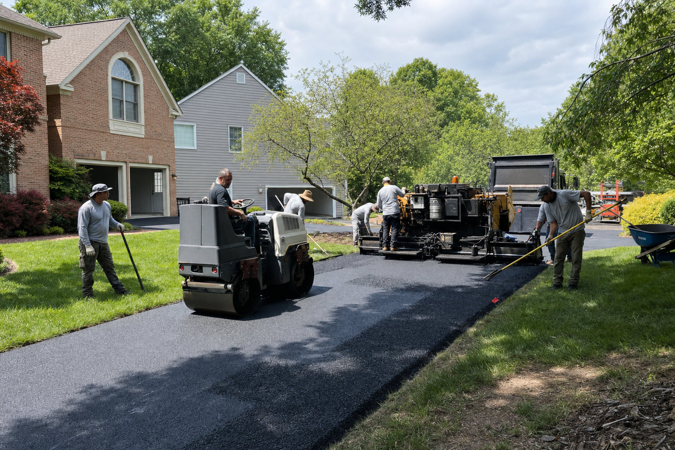 Driveway paving